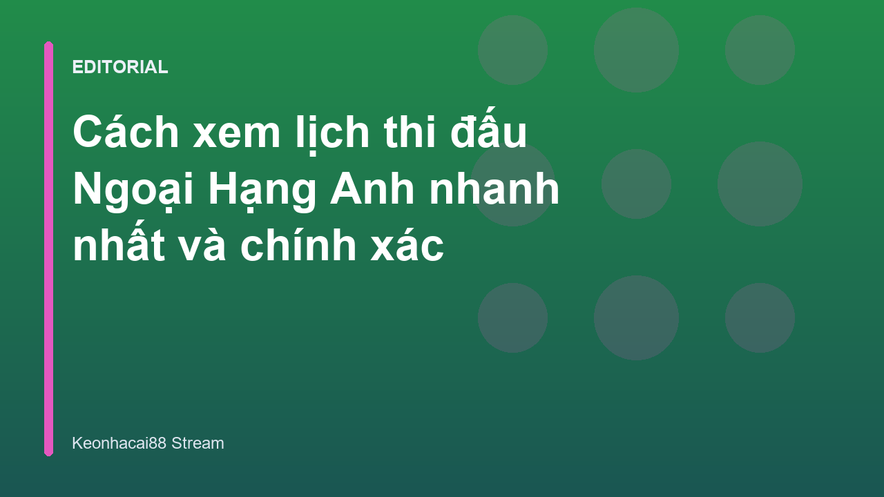 Người hâm mộ theo dõi lịch thi đấu Ngoại Hạng Anh